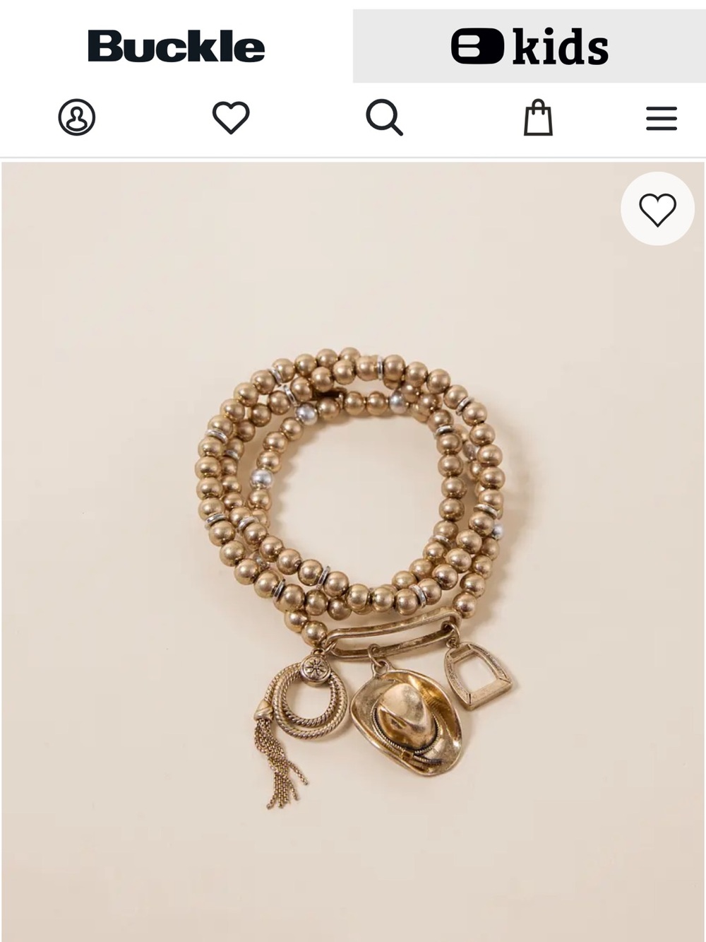 Lainey Wilson 3 pack western charm bracelet set- never been worn
